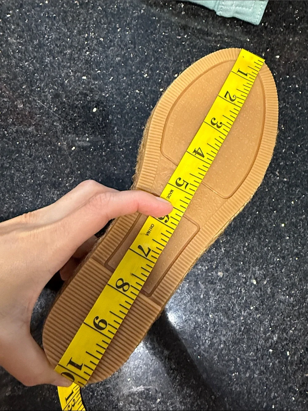 Viscata Barcelona Black‎ Canvas Slip On Espadrille Platform Flats Spain Size 40